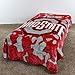 College Covers Everything Comfy Ohio State Buckeyes Soft and Warm Huge Raschel Throw Blanket, 86