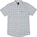 RVCA Men's Porcelain Short Sleeve Woven Shirt, Antique/White, L