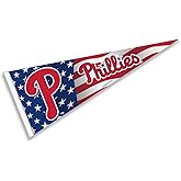 Phillies Nation USA Stars and Stripes Pennant Full Size Pennant Flag