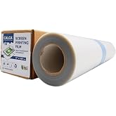 CALCA Waterproof Inkjet Milky Transparency Film for Silk Screen Printing, Milky Inkjet Transparency Film Roll for for Silk Screen (17" x 100FT)