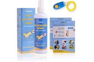 LARICEO Pet Stop Marking Not here Dog Spray - Pee Safe Dog Repellent Spray - Dog Anti-Pee Spray for Indoor and Outdoor Use - Dog Stop Pee Training Spray - 8 oz