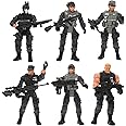 Totority 6pcs Soldier Model Miniforce Toys Kids Toys Soldier Action Figures Detachable World