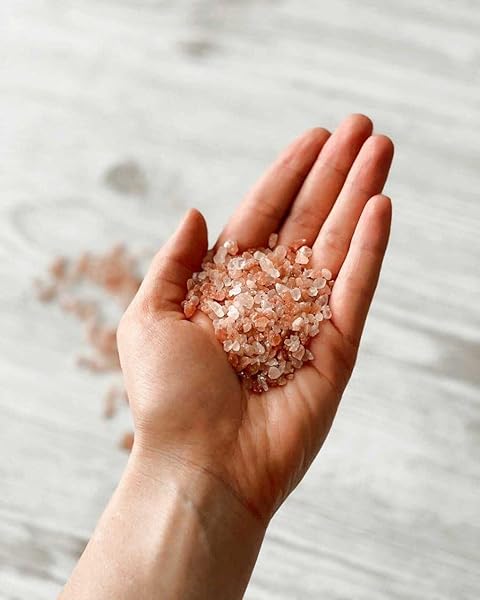LUNN PINK ROCK SALT | 4.24 OZ (120 GM) | WITH GLASS GRINDER.
