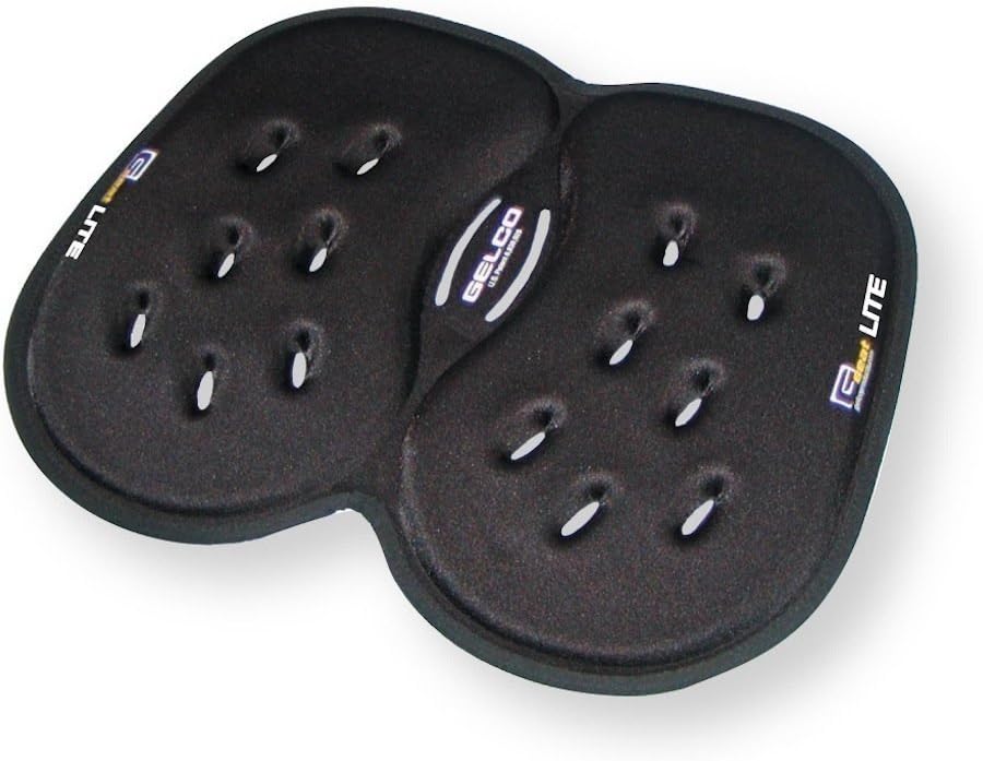 GSeat Lite - Orthopedic Memory Foam and Gel Seat Cushion for Back Pain and Sciatica Relief