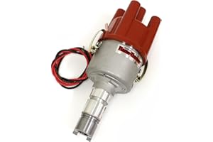 Pertronix D185604 Flame-Thrower Electronic Distributor Cast for Alfa Romeo Plug and Play with Ignitor Non Vacuum