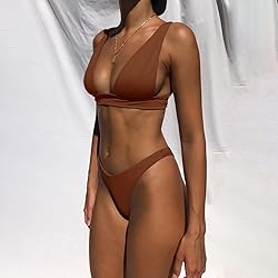 Bathing Suits for Women Deep V Neck Sexy Two Piece