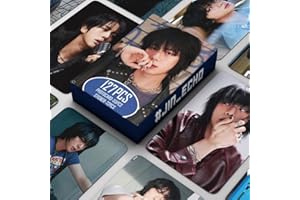haianallo 127 Pcs JIN Photocards Album Echo Merch Jin Shuozhen 55 Pcs Lomo Cards and 72 Pcs Music Stickers