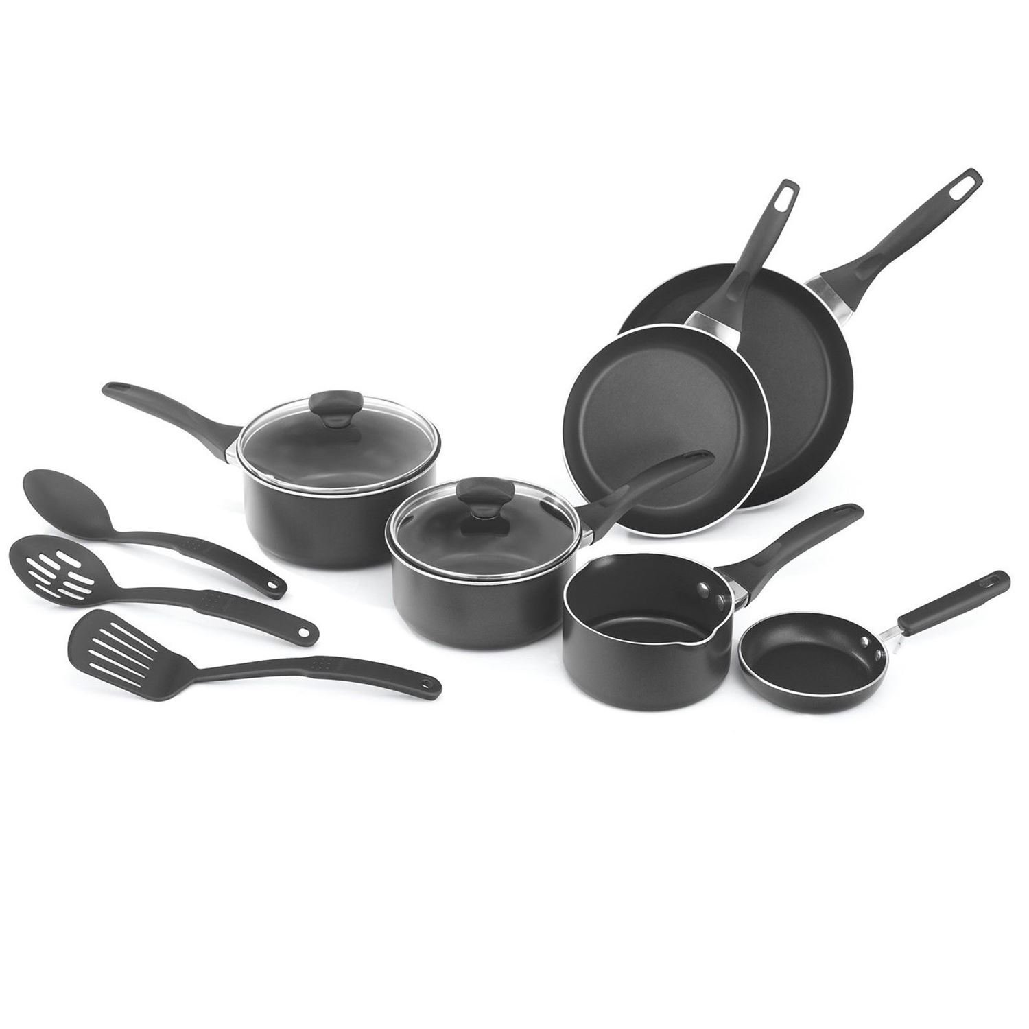 PRESTIGE9-Piece Pan Set, Black