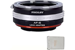 PHOLSY Lens Mount Adapter Manual Focus Compatible with Sony A (Minolta AF) Mount Lens to Sony E (NEX) Mount Camera Body, Sony