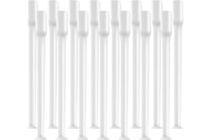 ANTUNIHOD 15 Pcs Candle Wick Placing Tube Candle Wick Centering Placement Booster Tools for DIY Candle Making