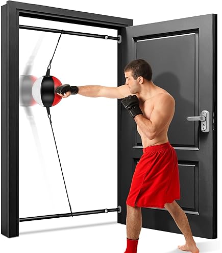 Willpygo Boxing Bag Portable Doorway Punching Bag Speed Bag Apartment