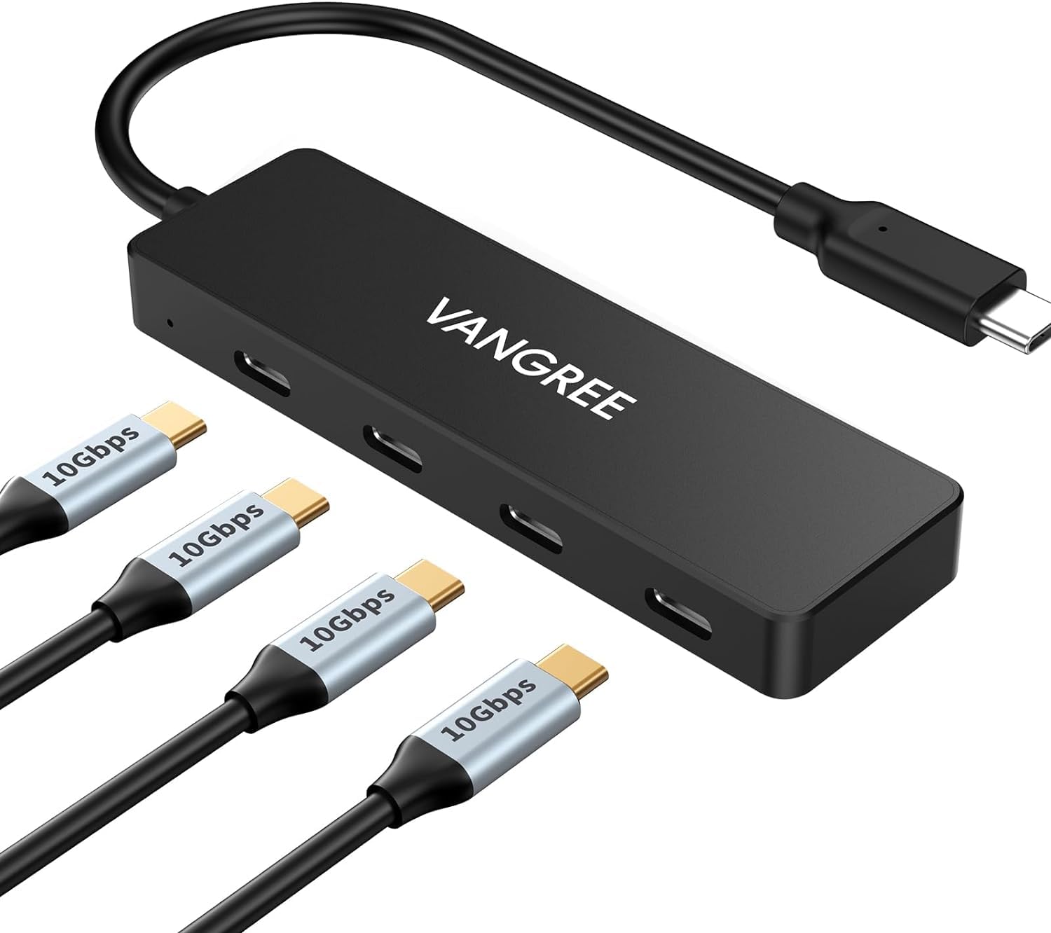 USB ハブ 10Gbps USB C to USB C ハブ 4-in-1マルチポート変換アダプタ 高速データ転送USBCスプリッター ドングル付き MacBook Pro/Air,iMac,Surface Pro,Chromebook,Dell,HP,iPad,Samsungなどに対応商品画像
