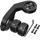 Flush Out-Front Bike Mount for Garmin Edge GPS Computer, IIISOGNO Extended Cycling Handlebar Mount for Edge MTB/1050/1040/1030/1000,850/840/830/820/810,550/540/530/520/510,200/130/25,Explore 2,Touring