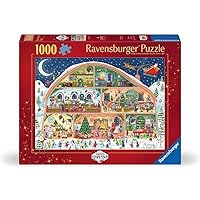 Ravensburger Santa’s Workshop – 1000 Piece Jigsaw Puzzle | A Magical North Pole Creation | Perfect for Holiday Puzzling