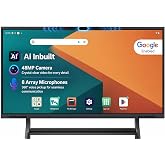 BIG VUE Plus 55" Smart Board 4K UHD Touchscreen, Android 14 Interactive Whiteboard, Multi-Touch Digital Display 8GB RAM 256GB Storage, AI-Assistant 48MP Camera Microphone for Office &amp; Business