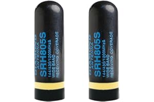 VINEYUAN SRH805S Universal Walkie Talkie Short Replacement Antenna VHF/UHF 144/430/1200MHz SMA-Male Antenna for Kenwood ICOM Vertex YAESU PUXING Radios(2 Pack)