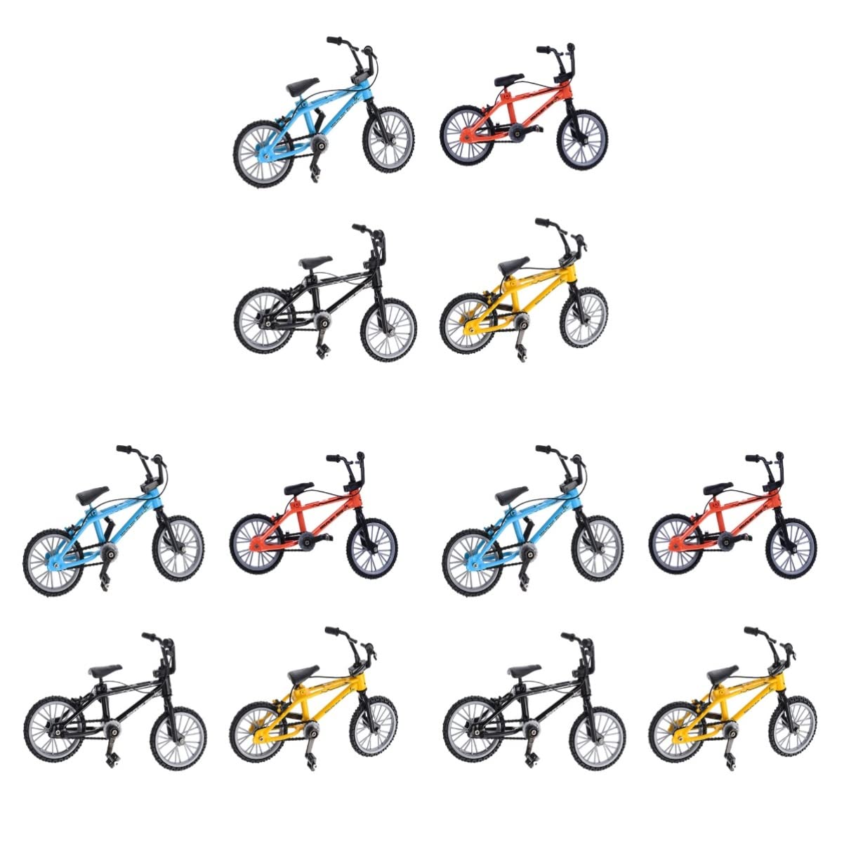 BESPORTBLE Tiny Bike Bike Figure Boys Sports 12 pcs Finger Bikes finger mini finger bikes fingerboards for kids Mini Mountain Bikes Kids Sports Mountain Bike Figurine