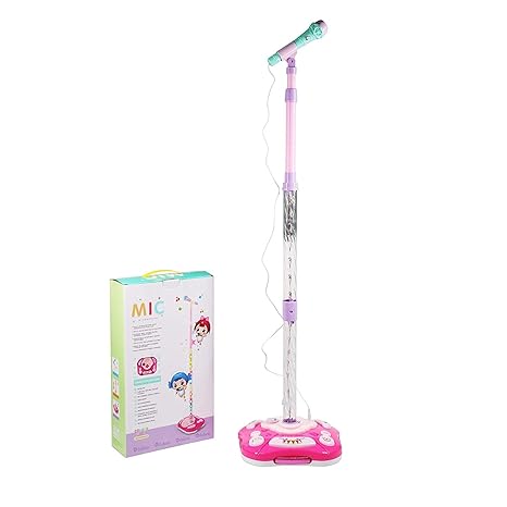 Aperfectlife Rechargeable Kids Karaoke Microphone Machine Set For Kids Girls Toddlers With Standbest Christmas Birthday Gift Toys For 3 4 5 6 Year