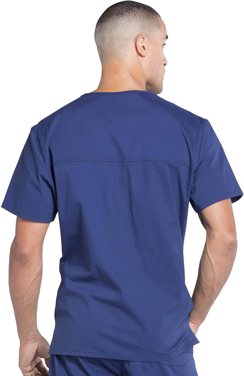 CHEROKEE Workwear WW Professionals Mens Men's V-Neck Top WW675: Clothing