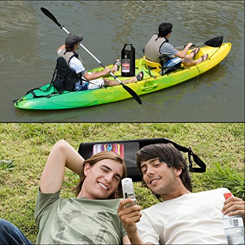 AiRunTech Waterproof Dry Bag, 10L Roll Top Compression Sack with Phone Dry Bag Case and Long Adjustable Shoulder Strap Included for Outdoor Water Sports, Boating, Hiking - Thumbnail 7