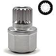 JEUCLEL 32/16PT Wheel Locking Nut Key Compatible with BMW, Wheel Lock Nut Socket Adapter, Wheel Anti-Theft Lug Nut Removal Tool, Anti-Theft Screw Remover