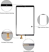NB+ Samsung Tab A 10.1 T515 T510 Touch Screen Digitizer Adhesive Black (No LCD) view 3