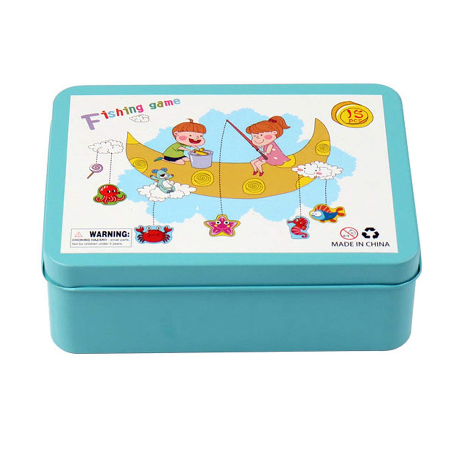 Juegos Educativos De Aprendizaje Temprano Para Ninos De 2 Anos Nanxin Puzzle Pesca Magneticos Juguetes De Pesca Magnetica De Madera Puzzles De Madera Puzzles Y Rompecabezas
