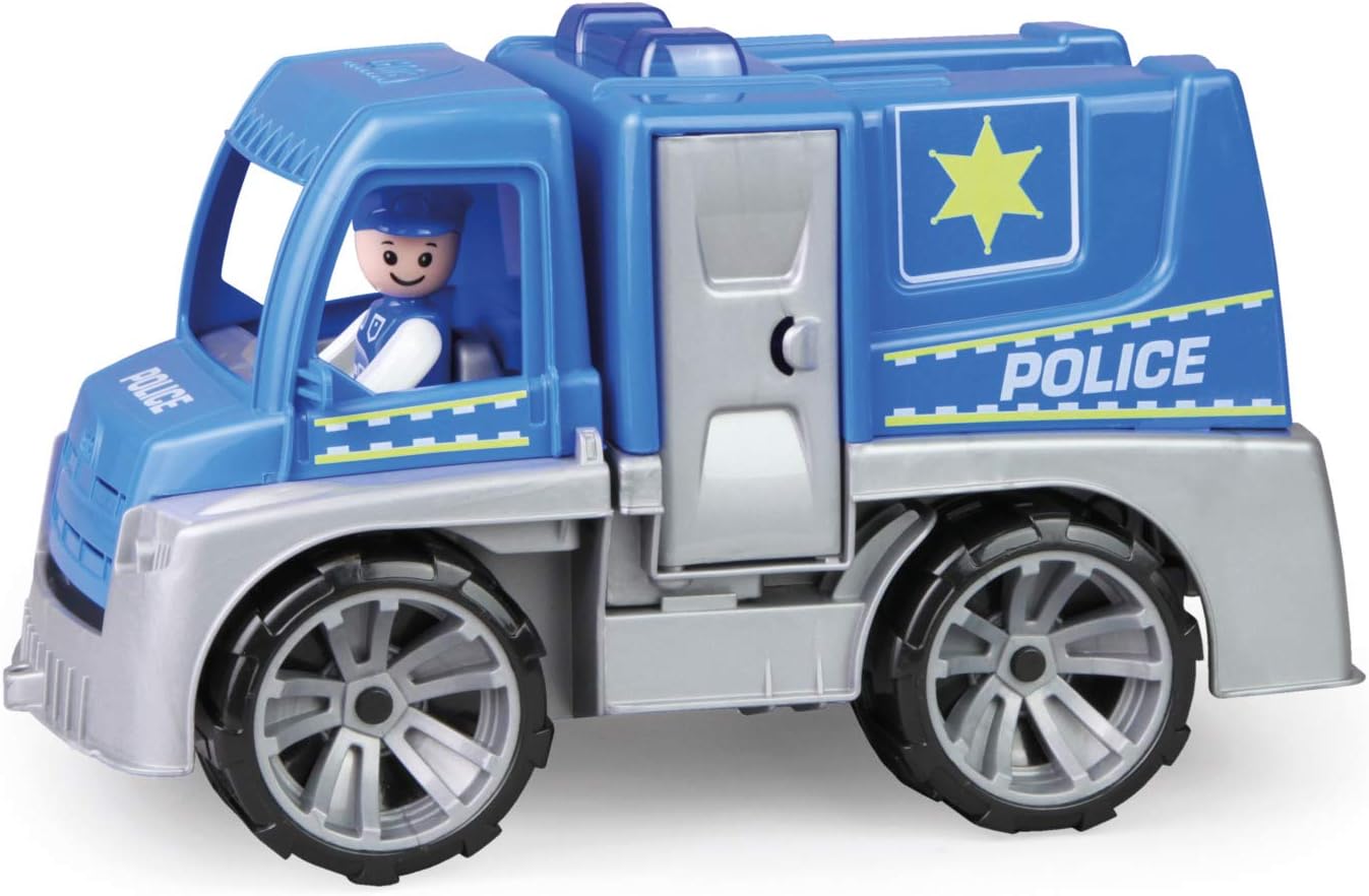 Lena 04455, TRUXX police emergency vehicle with police officer play figure, police car with accessories