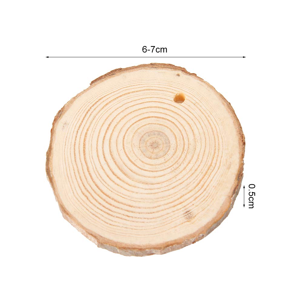 3-4CM 10m Cuerda de Cáñamo Maderas Naturales Perforado Con Corteza de