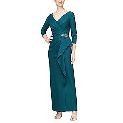 Alex Evenings Women's Slimming Long Length