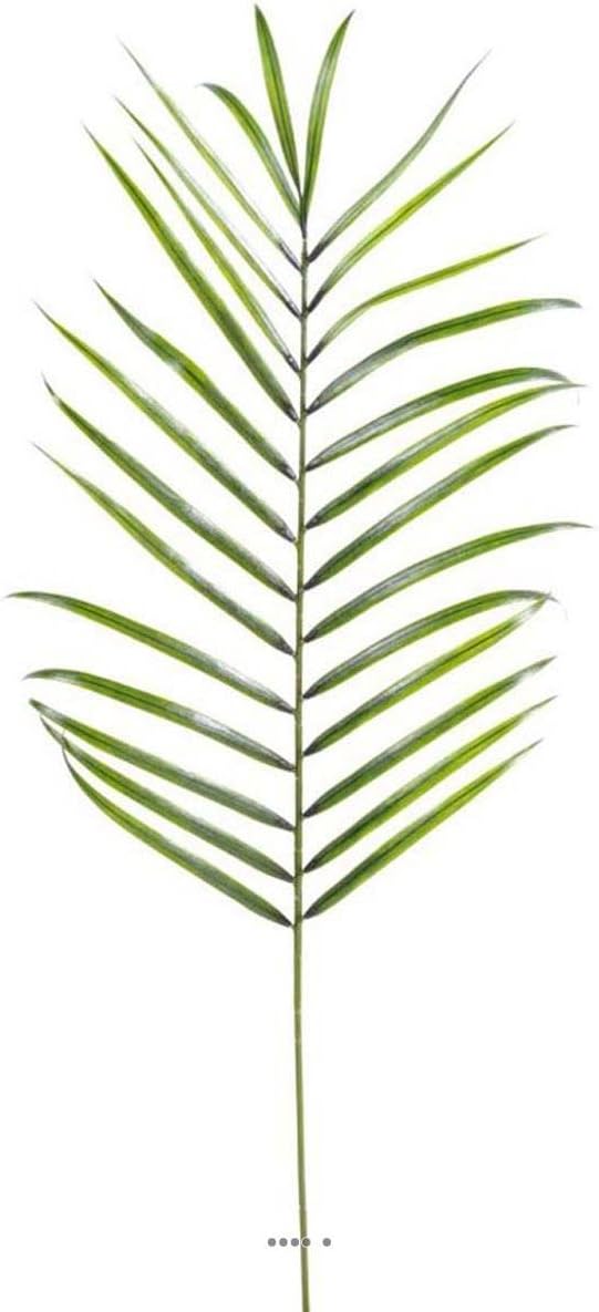 Green Artificial Plastic Leaf Artificial Areca Palm in H 110 cm