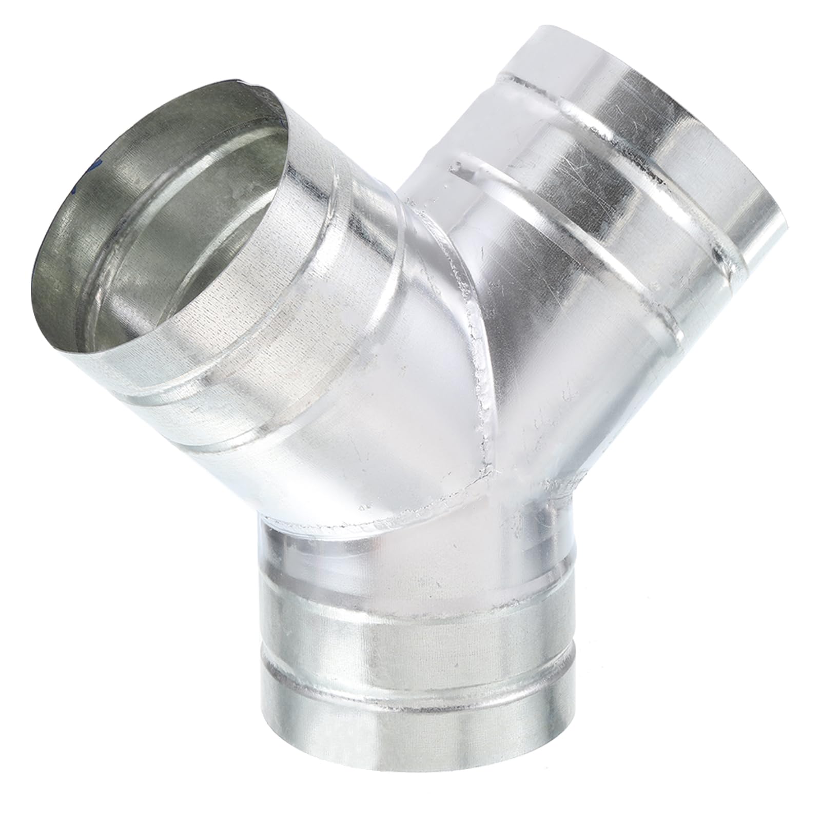 PATIKIL 4 Inch 3 Way Duct Splitter, Y Connector Air Vent Duct Hose Exhaust Pipe Adapter for Dryer Exhaust Fan Vent Systems HVAC