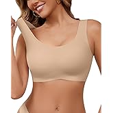 Wireless Bras for Women No Underwire Seamless Full Coverage T-Shirt Pullover Sleep Bra Comfort Lounge Bralette