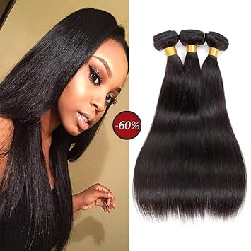 Amazon Com Siadee 8a Brazilian Hair 3 Bundles 8a Virgin