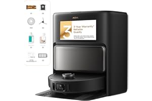 Mova V50 Ultra Complete Robot Vacuum and Mop, Suction Power of 24,000 Pa, Liftable Navigation with 6 cm Obstacle Overcoming a