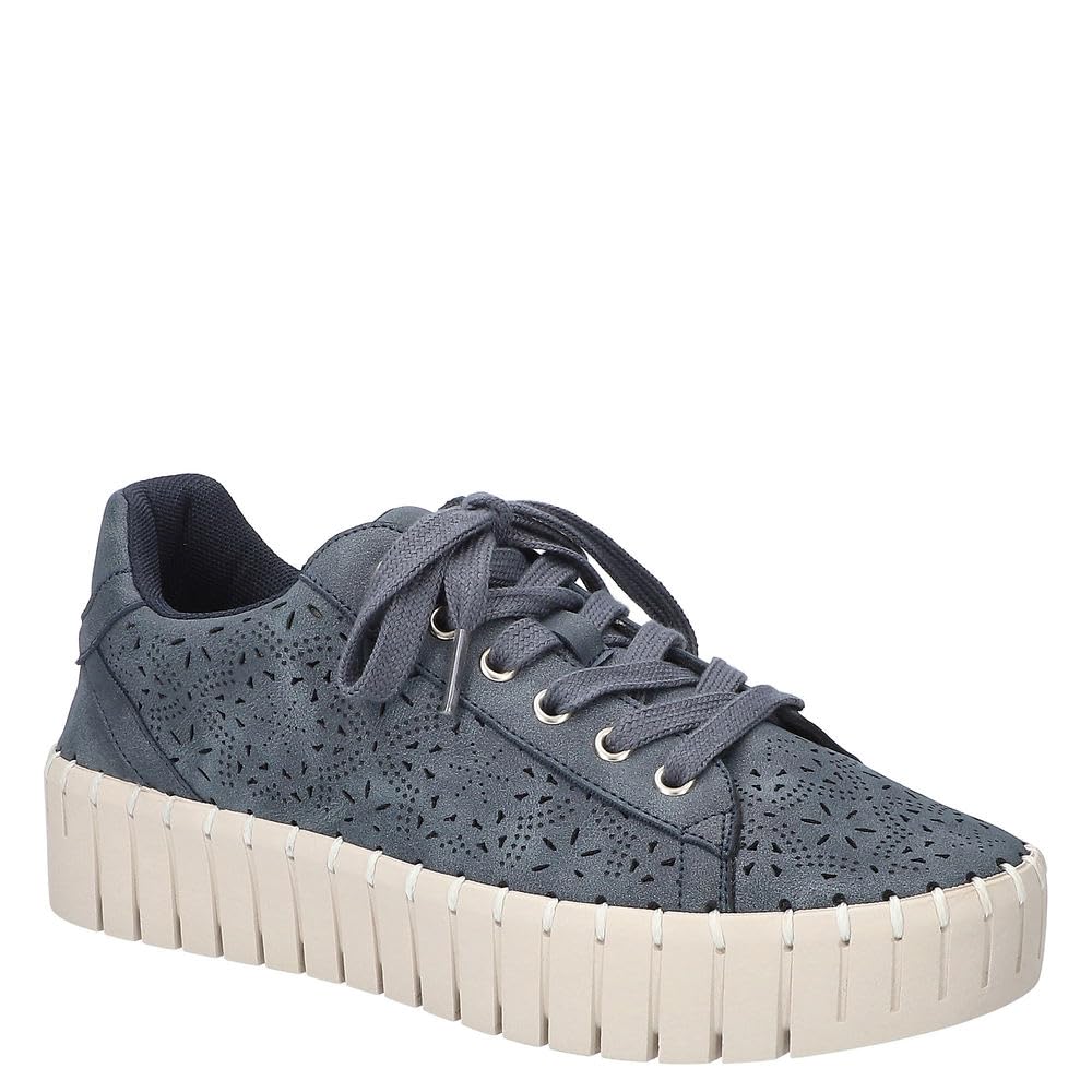 Easy Street Women’s Retta Sneaker, Navy, 6.5 Wide