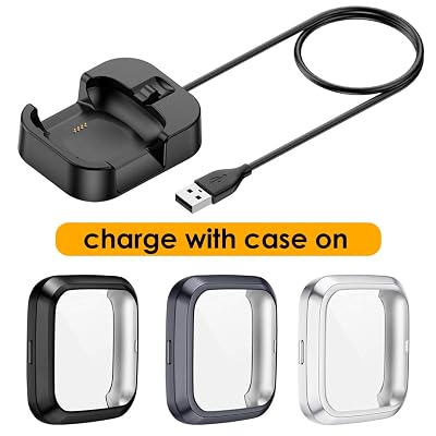 Coques TPU Pour Fitbit Versa 2 - 4 Pièces, Couleurs Assorties, Protection Totale écran, Facile à Installer