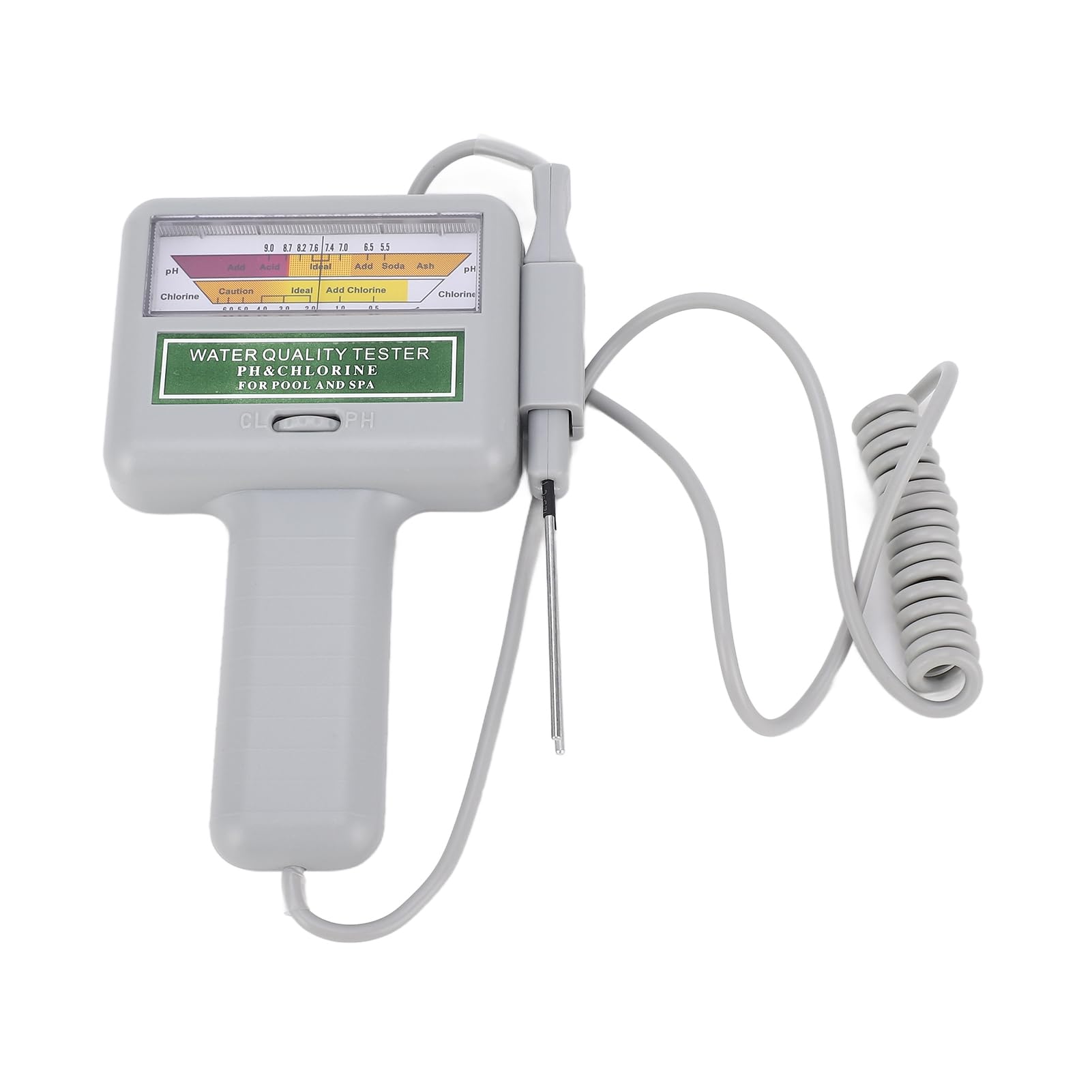 Digital PH Monitor Checker Water Portable pH Tester Chlorine Meter Swimming Pool Spa Water Quality Monitor Checker
