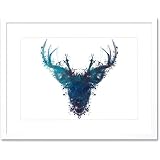 Wee Blue Coo Grußkarte „Lebendige Farben“ – Abstrakter Baum Mit Regenbogen, 17,5 X 12,5 Cm