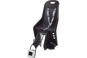 Polisport, Bubbly Maxi + FF 29", Baby Seat, On Frame, Black/Dark Grey, Black