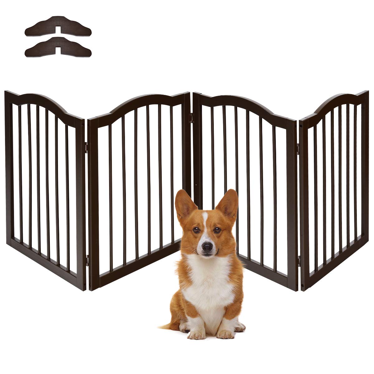 4 panel folding dog gate