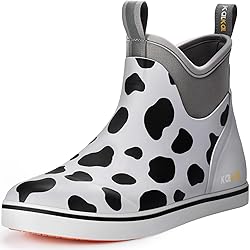 Kalkal Men's Deck Boots, Waterproof Fishing Rain