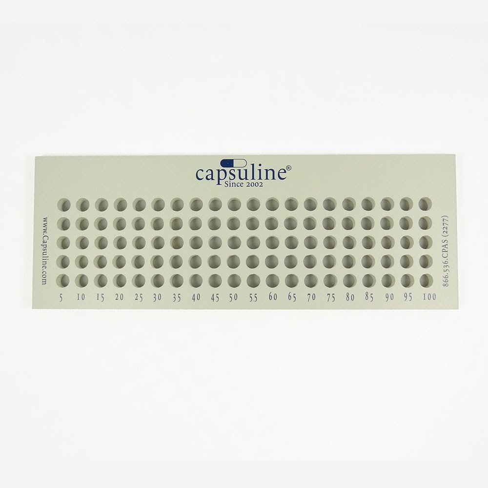 Size 00 Capsule Holding Tray by Capsuline 100 Count Amazon.co.uk