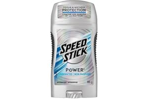 Speed Stick Power Men's Antiperspirant Stick, Unscented, 85g