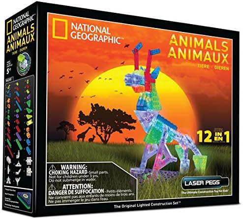 Laser Pegs 12 in 1 Animals Construction Set