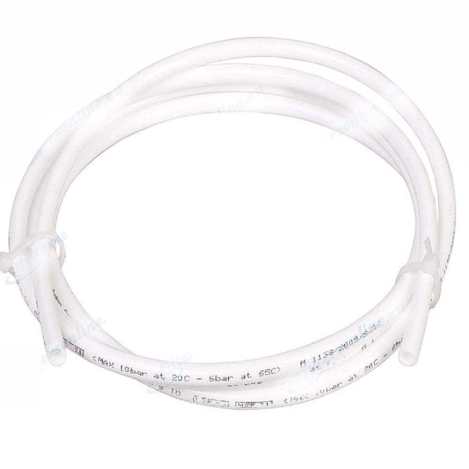 10m Aqualogis White Water Tube 1/4" for Reverse Osmosis Systems, refrigerators Samsung, LG, Daewoo, Espresso Coffee Machines, Vending Machines, Water Filters.