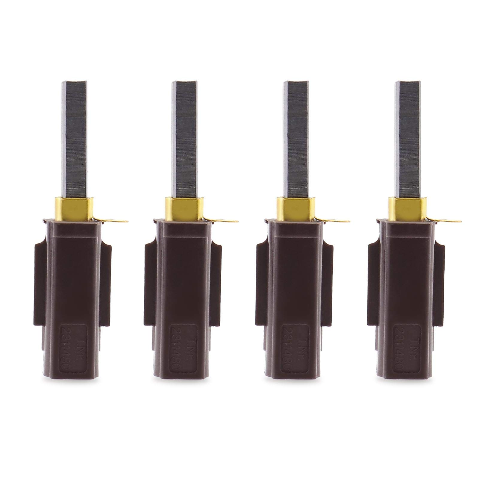 YINETTECH 4x Vacuum Cleaner Carbon Brushes Motor Holder Replacement Fit for Numatic Parts Compatible with 230155 230240 2311480