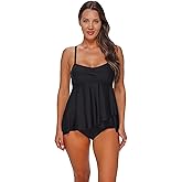 SUNSETS ESCAPE Molly Bandeau Tankini Women's Swimsuit Top (Bottom Not Included)