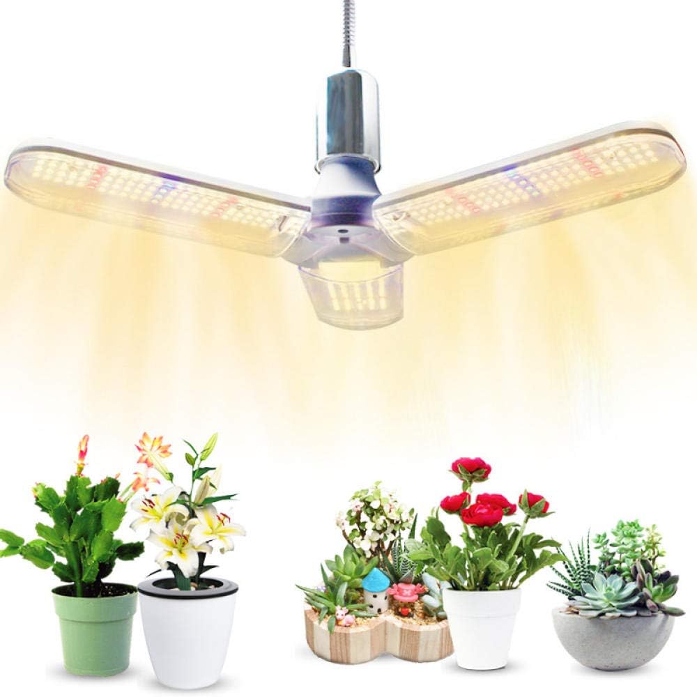 Amazon.com : LED Plant lamp Foldable red Light Blue Full Spectrum Four