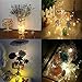 VINTAR String Lights, 2 Set of 30 LEDs Super Bright Warm White Flexible Light 9.8 Ft/3M Strip Lighting on Long String Copper Wire with 10 Batteries for Garden, Patio, Wedding
